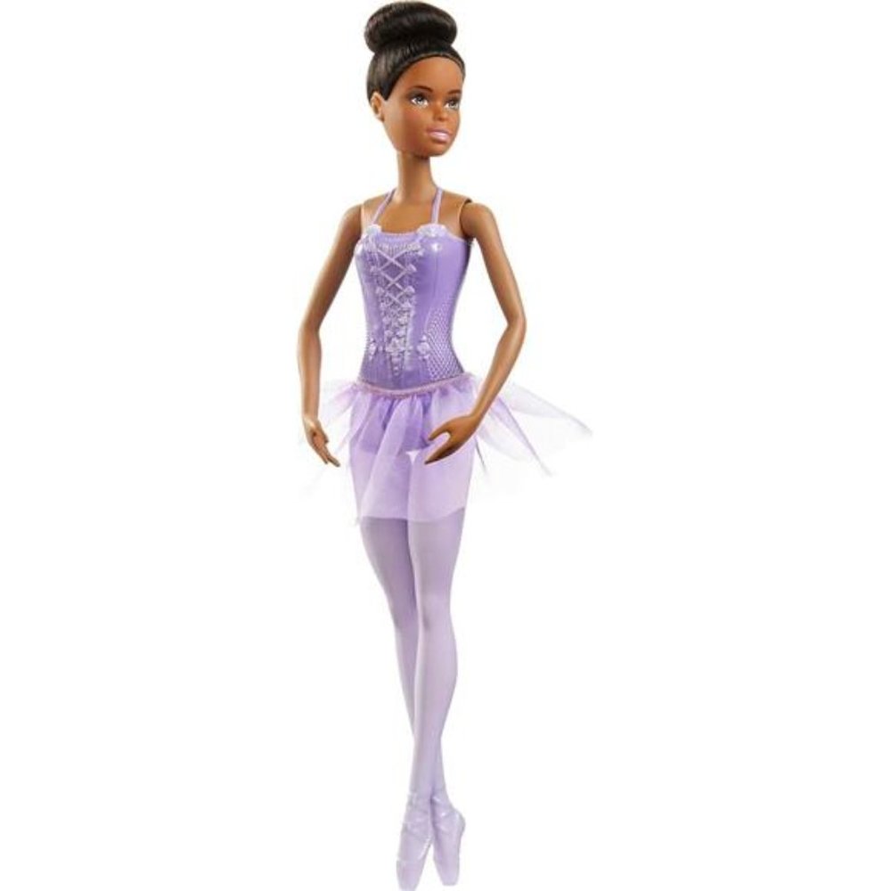Barbie NEW - in original box - Ballerina Doll in Purple Removable Tutu with Blac